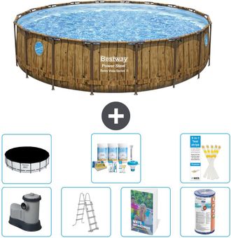 Bestway Piscina Bestway Power Steel Redonda - 549x122 Cm - 8-piezas S556