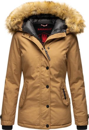 Navahoo Dames Winterjas Laura - Warm, Stijlvol & Met Afneembare Bontkraag