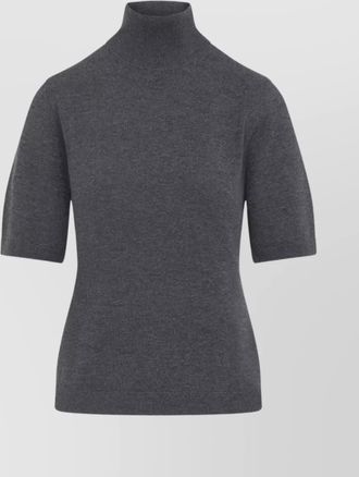 Max Mara turtleneck knitwear short sleeves