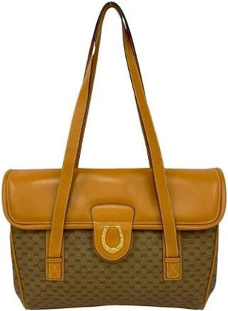 Gucci Pre-owned Tote Bag - Dames - Vintage Shopper - Bruin - ONE Size - Leer - Vintage