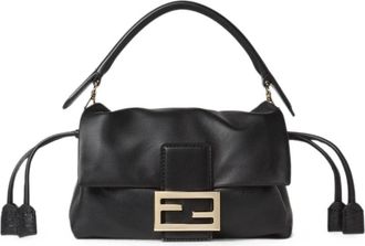 Fendi Baguette Soft Small - Dames - Handtassen - Zwart - ONE Size - Leer - Tassen