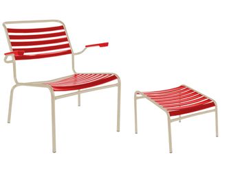 Schubiger M&ouml;bel L&auml;ttli-Lounger + Hocker S&auml;ntis