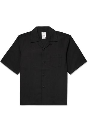 Visvim Keesey Convertible-Collar Wool-Blend Shirt