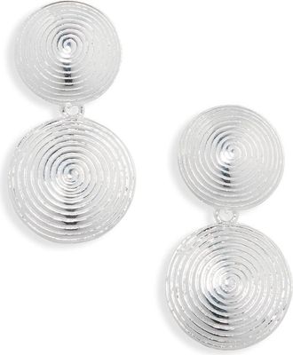 LI&Eacute; STUDIO The Rita Drop Earrings in Silver at Nordstrom