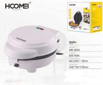 Trade Shop Trade Shop - Piastra Elettrica Macchina Per Cialda Waffle 830 Watt Antiaderente Waffel Wafer