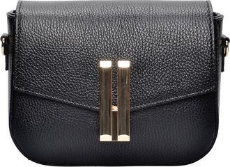 Anna Luchini Zwart Rundleer Tas