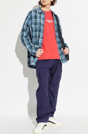 Dsquared2 T-shirt With Logo, Mens, Red