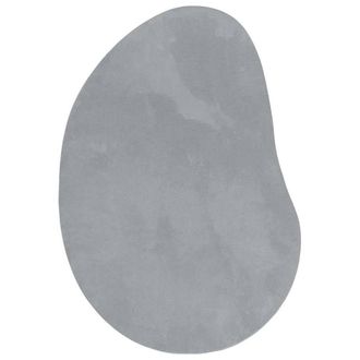 Berkfield Home Area Rug Grey 140x200 cm Polyester Non-Slip | Size: Medium