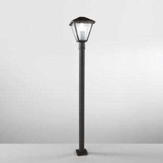 Fan Europe Fan Europe - Paletto per esterno prisma antracite con diffusore in vetro (1xE27) IP44