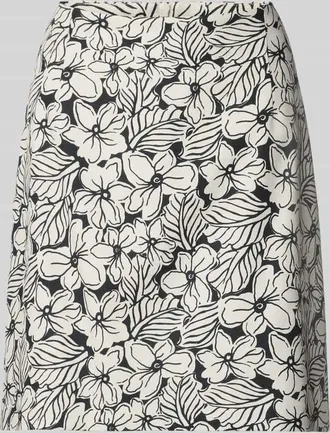 Max Mara Ausgestellter Mini-Rock aus Baumwoll-Mix Modell FUNGO in Black, Gr&ouml;&szlig;e 34