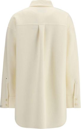 Max Mara Womens Beige Wool Shirt