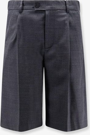 Dunst Bermuda Pleated Check in misto lana - DUNST - gender_Man