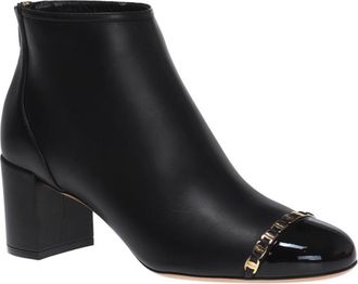 Ferragamo Salvatore Ferragamo Atri Heeled Ankle Boots, Brand Size 6