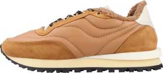 Hidnander Tenkei Polar Fleece Sneakers - Dames - Sneakers - Bruin - 38 EU - Schoenen