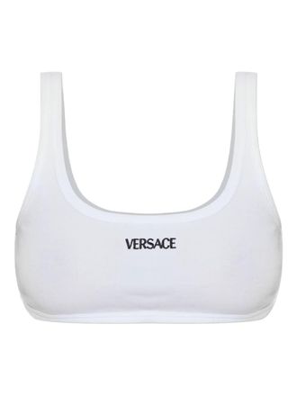 Versace Bh met geborduurd logo - Wit