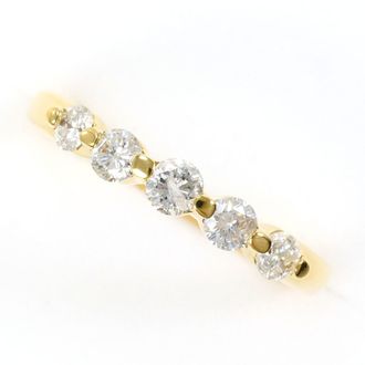 C&A Yellow Gold Yellow Gold (18K) Band Ring (Pre-Owned)