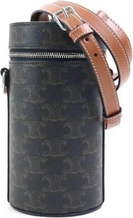 Celine Pre-owned Cross Body Bags, female, Brown, Size: ONE SIZE Pre-owned Canvas Crossbody Bag