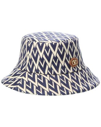 Valentino Vlogo Signature Wool Bucket Hat