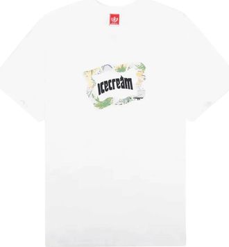 Icecream Flag T-shirt met korte mouwen - Wit