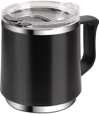OEM Tazza Da Viaggio In Acciaio Inox, Nera