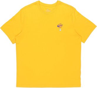 Nike x SPACE JAM Crossover Cartoon Printing Sports Round Neck Short Sleeve Gold Color DH3826-739