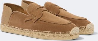 Christian Louboutin Paquepapa No Back suede espadrilles