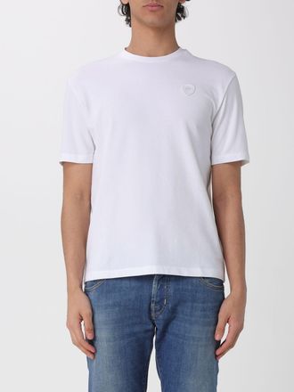 Blauer T-shirt in cotone con stemma Blauer