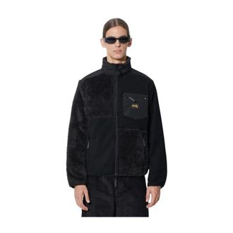 Stan Ray Giacca in Pile Patchwork - - Jackets - Uomo - Nero - L