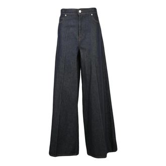 Max Mara Dames, Jeans, Blauw, Maat: 2XS Katoen