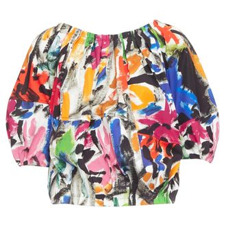 Marni 2020 Cotton Brushstroke Top