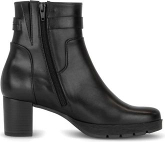 Gabor Schoenen, Dames, Zwart, 37 1/2 EU, Leer, Artikel 8030.02.003 Enkellaars