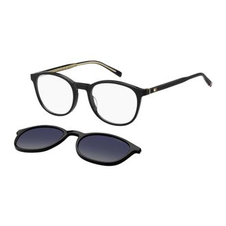 Tommy Hilfiger Sunglasses, male, Black, Size: 51 MM Squared Sunglasses
