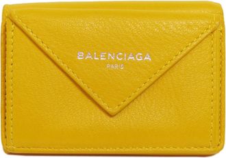 Balenciaga Yellow Leather Wallet (Bi-Fold) (Pre-Owned)
