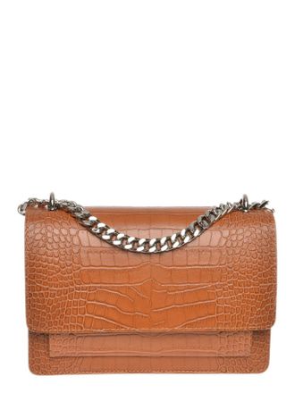 Luisa Vannini Brown Rundleer Tas