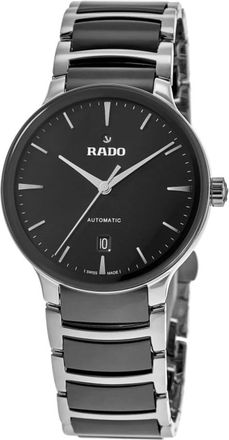 Rado Centrix Automatic Black Dial Ceramic & Stainless Steel Mens Watch R30018152