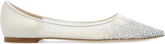 Jimmy Choo London Love Ballerinas - Dames - Ballerinas - Beige - 36 EU - Leer - Schoenen