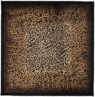 Givenchy Scarves, female, Multicolor, Size: ONE SIZE Leopard Print Scarf