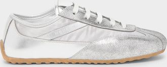 Alexander McQueen Boxe Low-Top Leather Sneakers