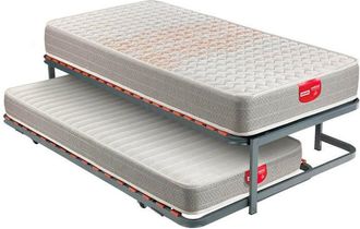 Pikolin Pack Pikolin Colch&oacute;n Y Colchoneta Hr Juvenil 22 Cm/20 Cm Firmeza Media + Conjunto Nido Pikolin Reforzado 57 Cm 105x190 Cm