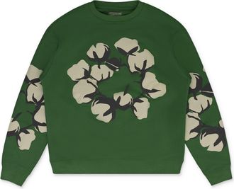 Denim Tears Green Cactus Wreath Crewneck