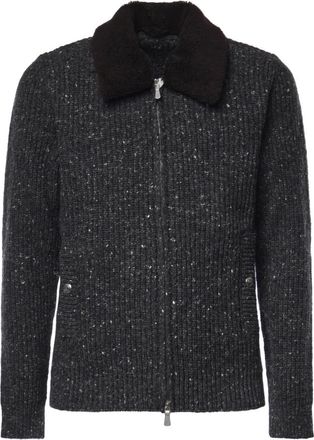 Eleventy Jersey de punto con cuello redondo - Knitwear - Hombre - Gris - XL