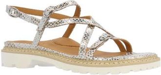 L'Amour Des Pieds Danilo Sandal in Silver/Gold at Nordstrom, Size 9.5