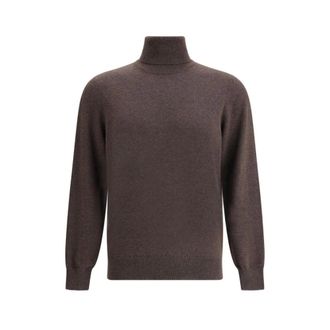 Brunello Cucinelli Uomo, Maglie, Marrone, L, new