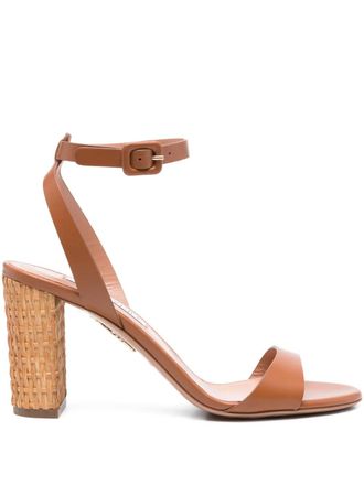 Aquazzura Sandali Sunseeker 85mm - Marrone