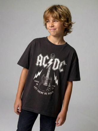 AC/DC Kinder T-Shirt ACDC anthrazit