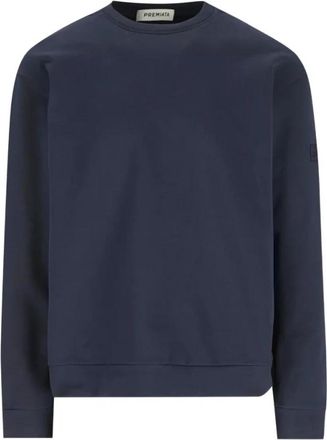 Premiata Sweatshirt met ronde hals - Heren - Sweatshirts - Blauw - S - Katoen - Hoodies & sweatvesten