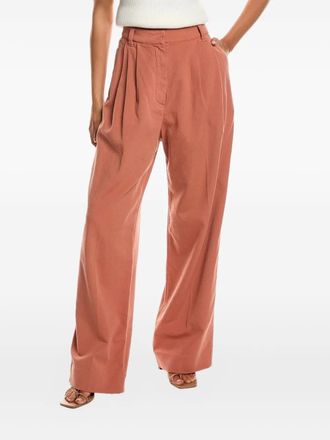 Brunello Cucinelli Pantaloni dritti con pieghe - Rosa