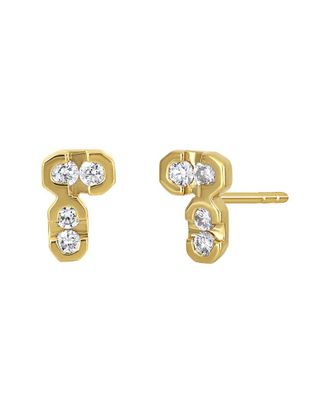 Bony Levy Monaco 18K 0.10 Ct. Tw. Diamond Stud Ear Earrings
