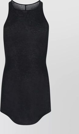 Rick Owens sleeveless sheer scoop vest