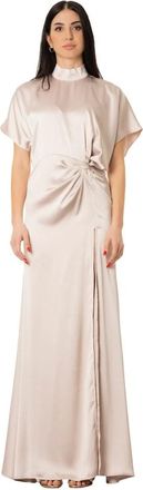 Actualee Abito elegante - - Dresses - Donna - Beige - L